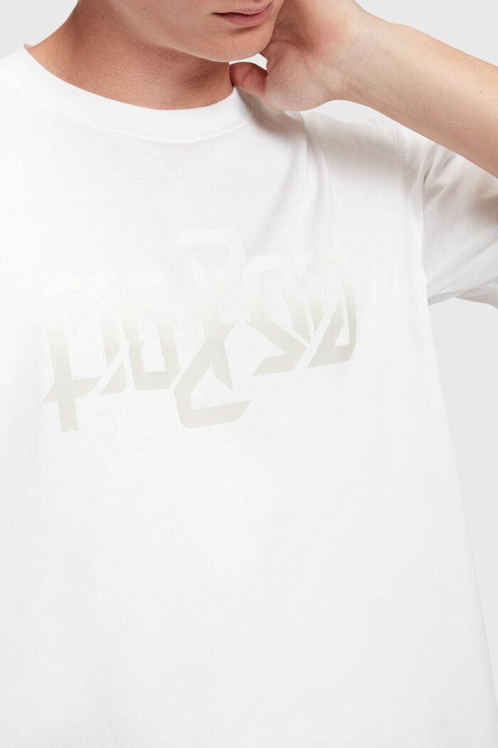Ambigram 方形印花 T 恤, 白色, detail image number 0