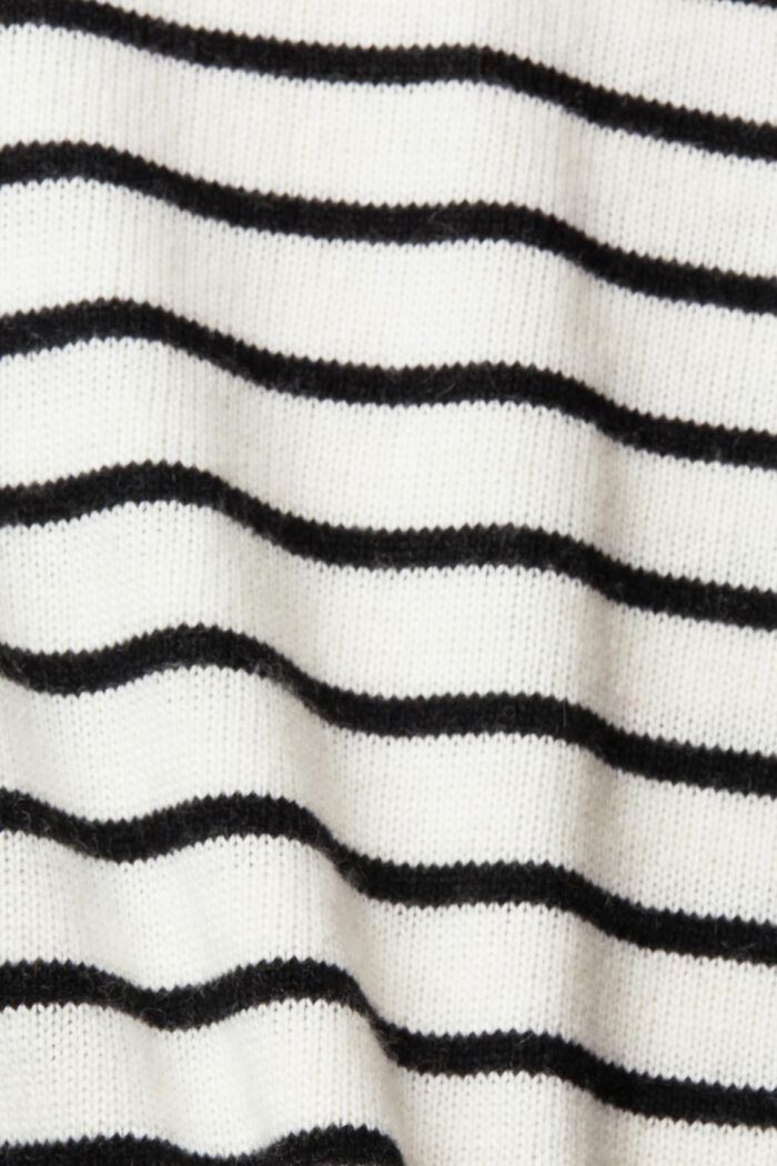 羊毛混紡立領針織上衣，LENZING™ ECOVERO™, 白色, detail image number 4