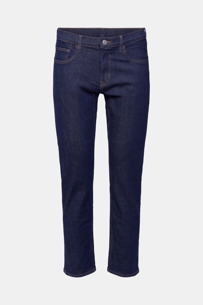 Slim fit stretch jeans, Dual Max, BLUE RINSE, detail image number 2