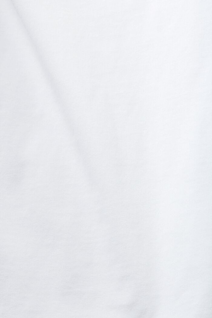 LOGO標誌印花棉質T恤, 白色, detail image number 5