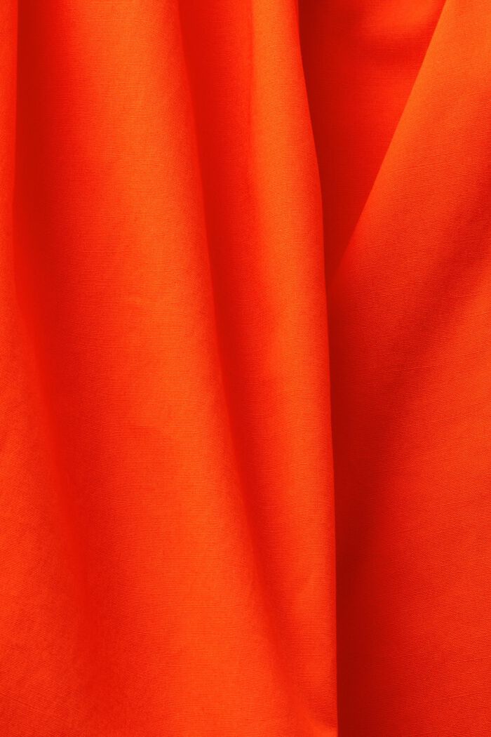 ‌府綢抹胸式上衣, 橙色, detail image number 5