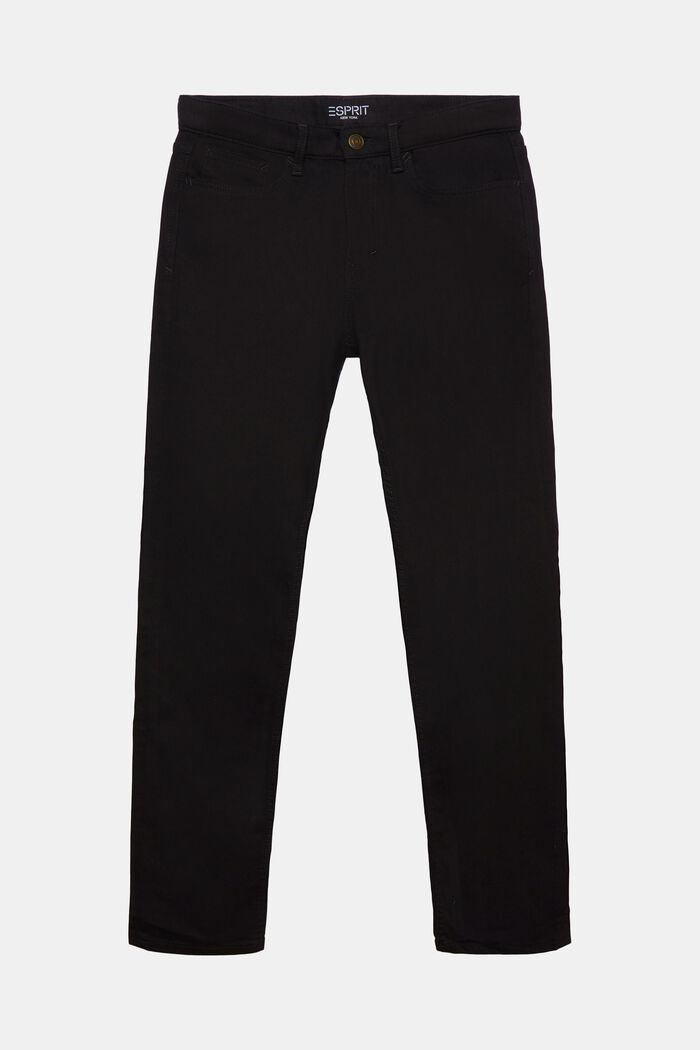 Slim Mid-Rise Jeans, BLACK RINSE, detail image number 6