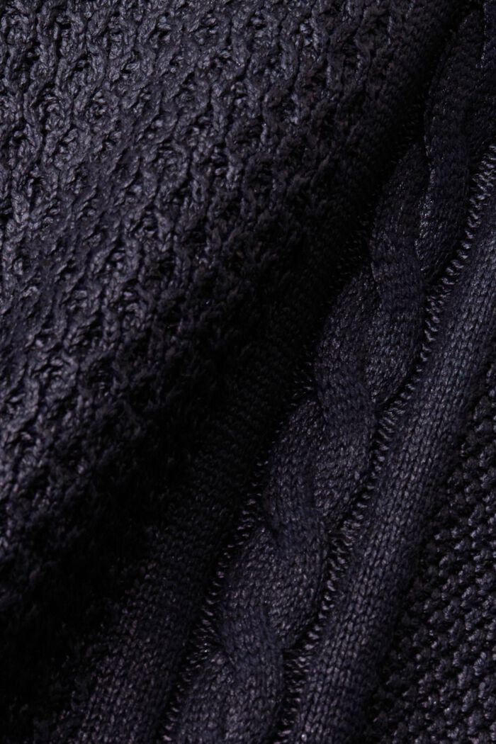 Metallic cable knit jumper, NAVY, detail image number 5