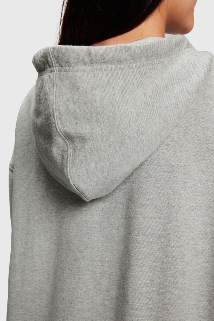 Unisex sweatshirt with a hood, GREY, detail image number 5
