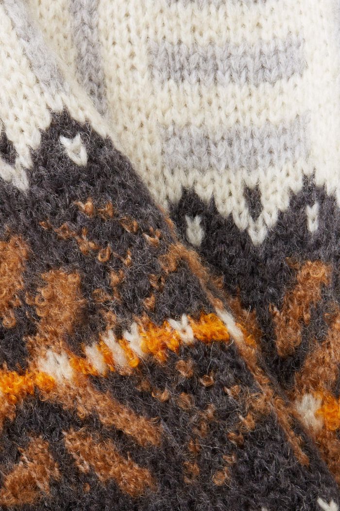 Jacquard Crewneck Sweater, ICE, detail image number 4