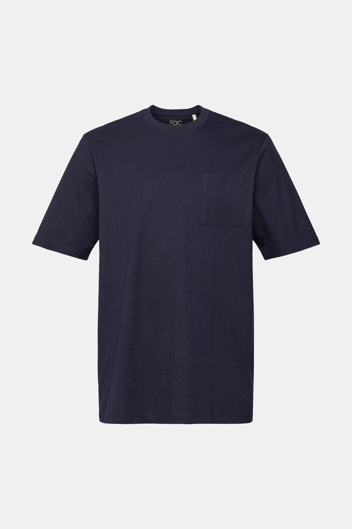 針織 T 恤, 海軍藍, detail image number 6
