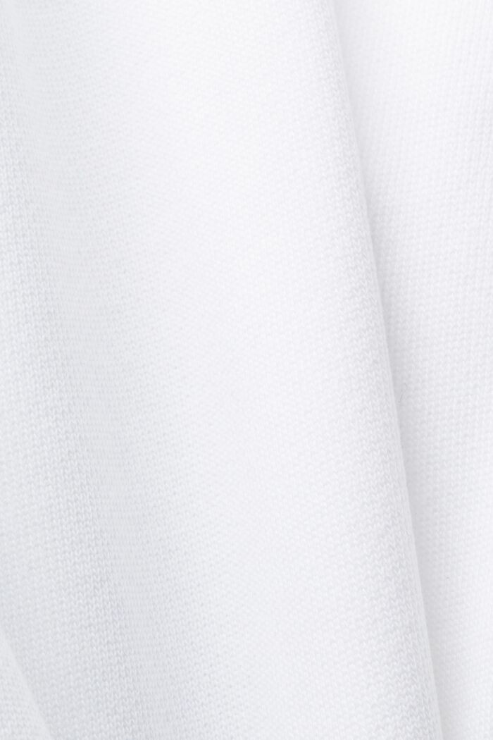 Striped Cotton Track Pants, WHITE, detail image number 5