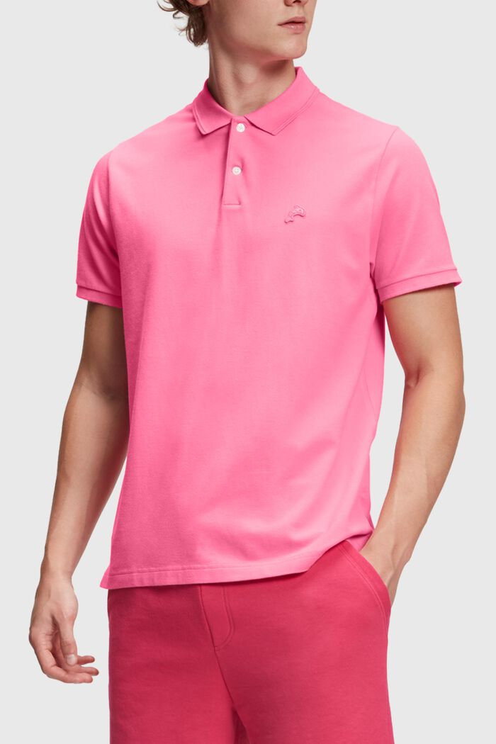 Dolphin Tennis Club 經典 Polo 衫, 粉紅色, detail image number 0