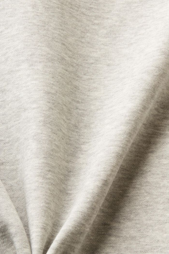 ‌條紋LOGO標誌衛衣, 淺灰色, detail image number 5