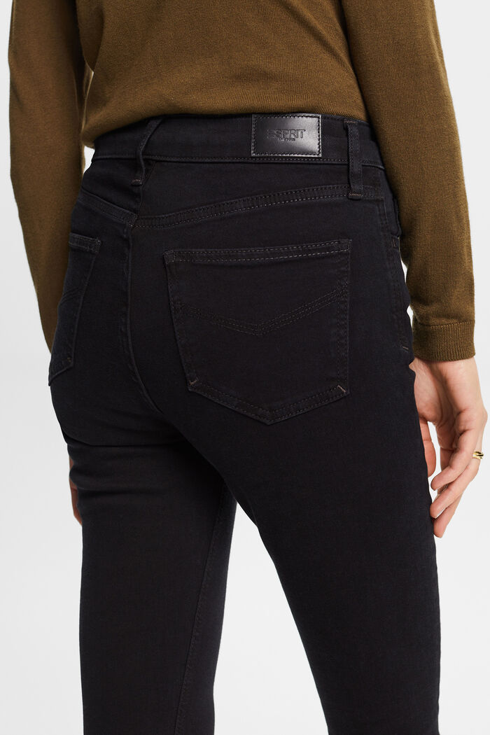 Premium high-rise skinny fit jeans, BLACK DARK WASHED, detail image number 4
