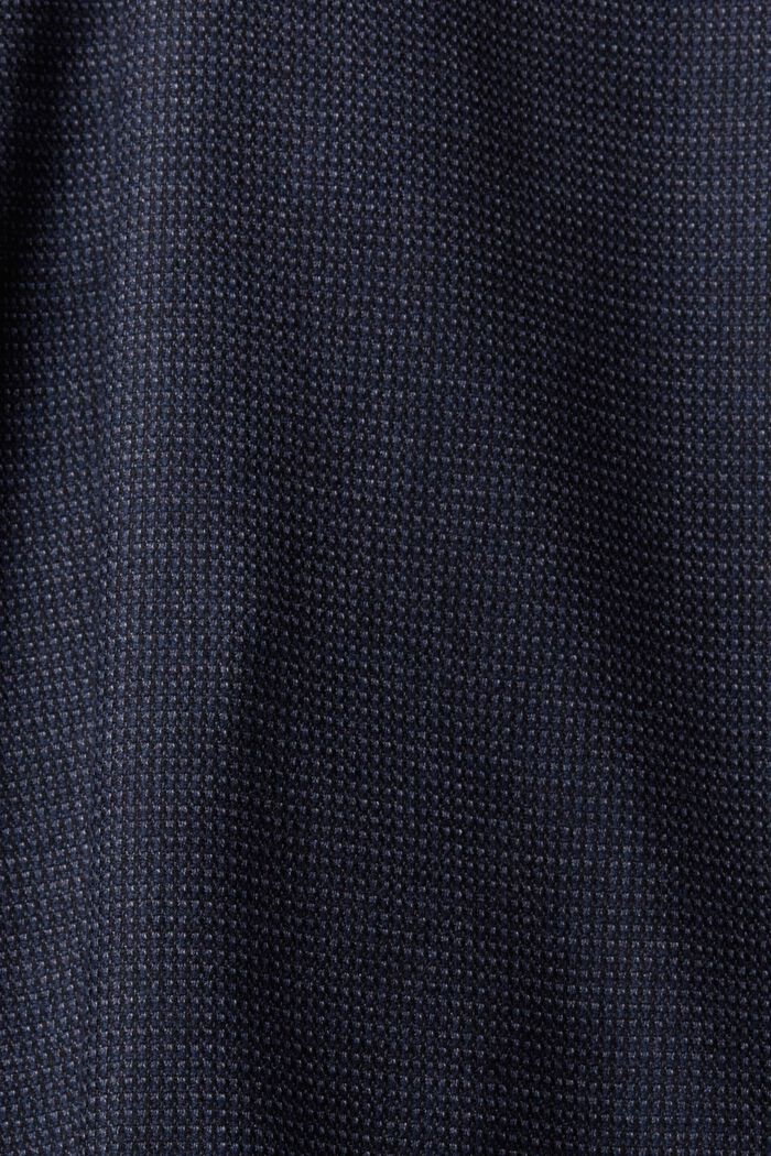 Textured suit trousers, DARK BLUE, detail image number 7