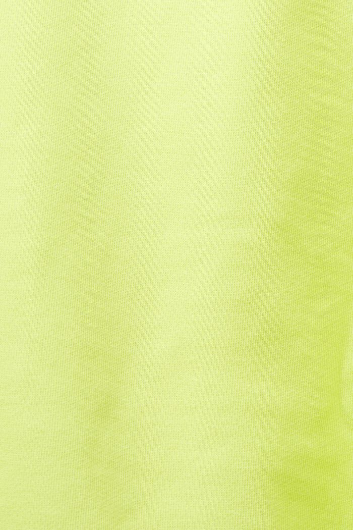 棉質搖粒絨LOGO標誌衛衣, 鮮黃色, detail image number 7