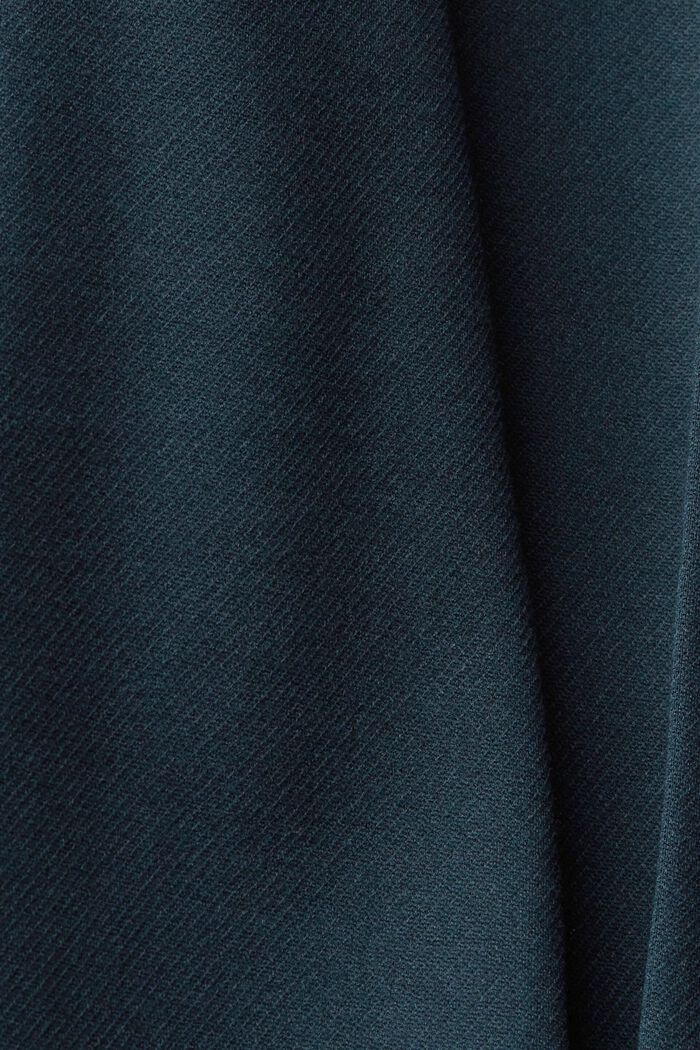 Wide leg trousers, PETROL BLUE, detail image number 4