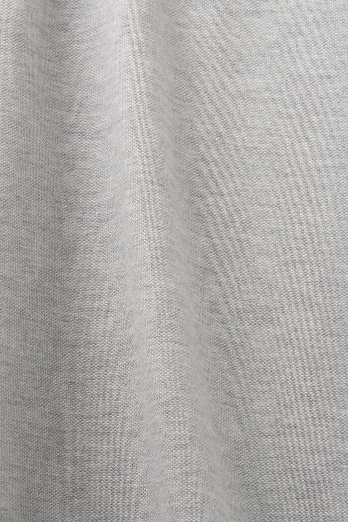 雙色珠地POLO衫, 淺灰色, detail image number 4