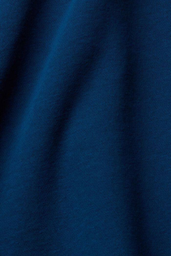 半拉鏈衛衣, 藍綠色, detail image number 1