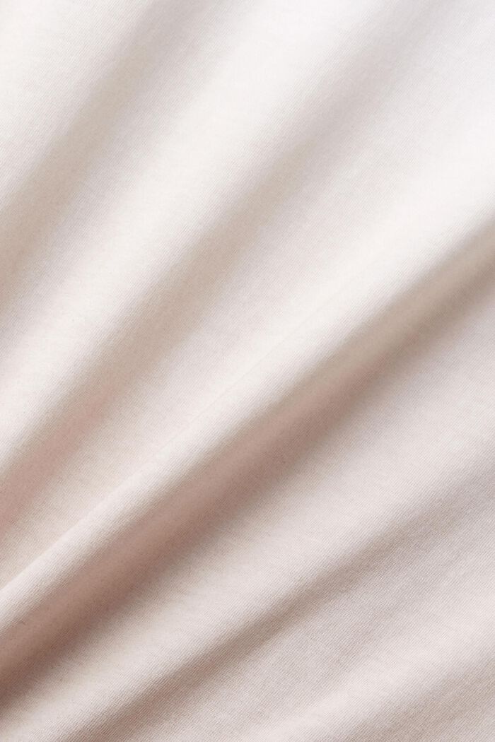 Two-tone fade-dyed T-shirt, WHITE, detail image number 4