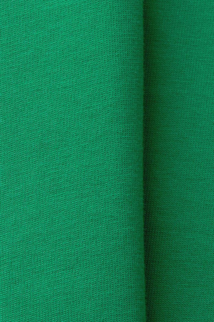 ‌LOGO標誌印花平織布POLO衫, 翡翠綠, detail image number 4