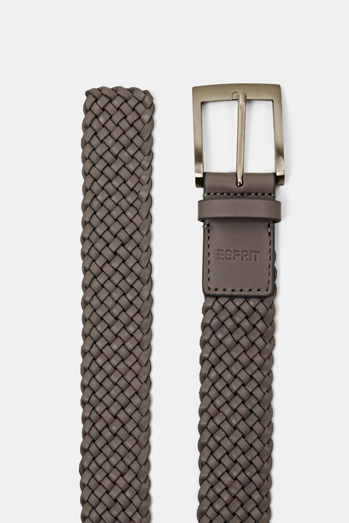 Belts leather, 淺灰色, detail image number 1