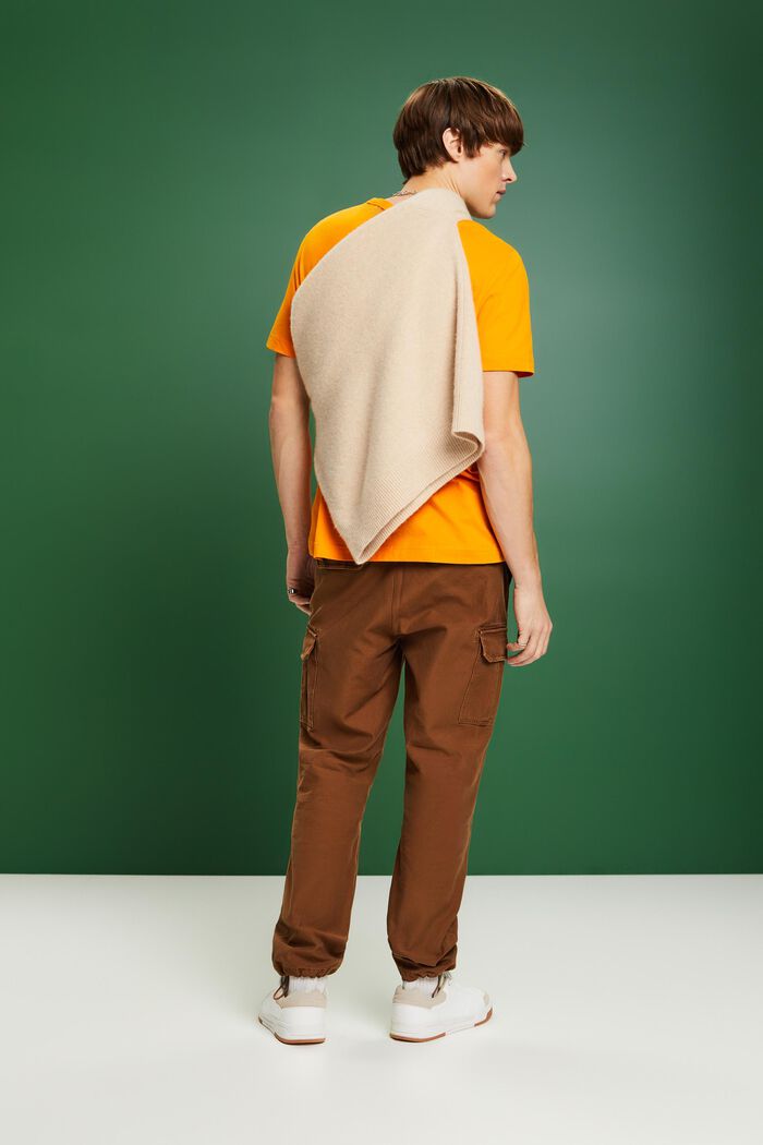 Cotton Cargo Pants, 棕色, detail image number 2