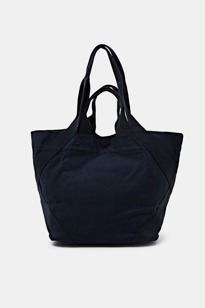 ‌雙色購物袋, 海軍藍, detail image number 3
