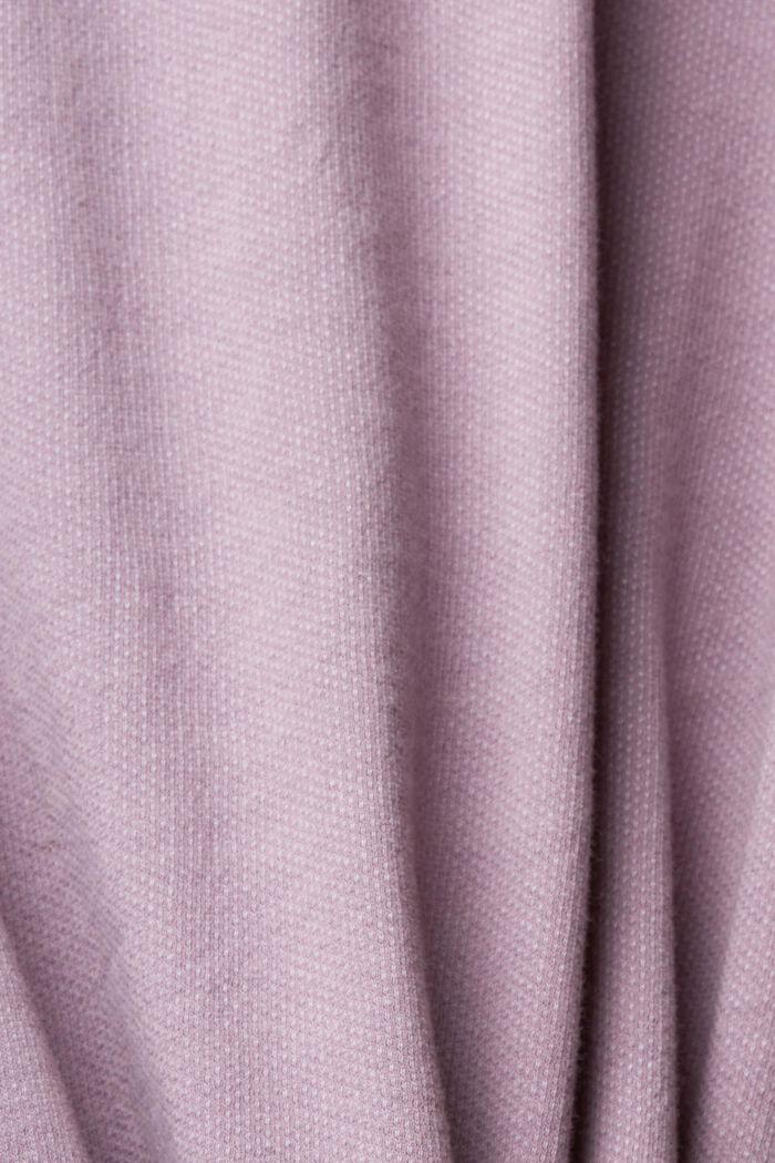 紋理襯衫, 淺紫色, detail image number 1