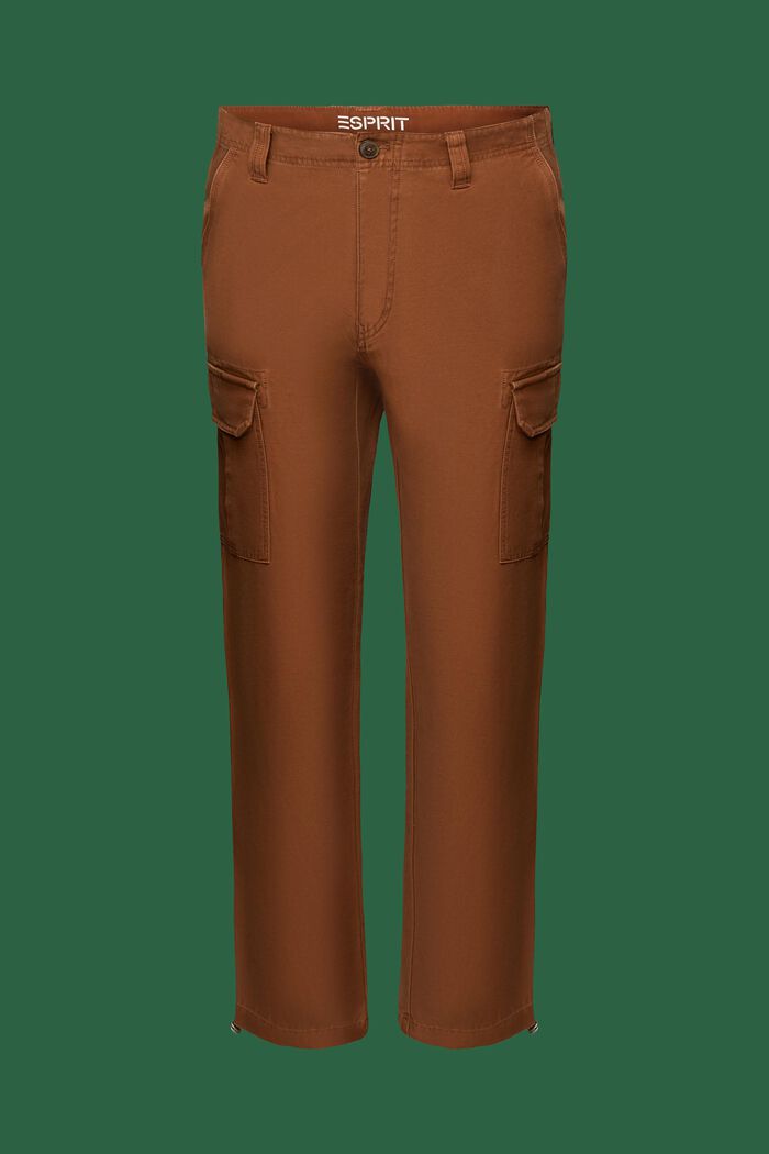 Cotton Cargo Pants, 棕色, detail image number 6