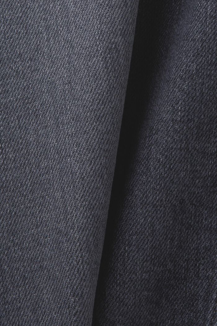 Mid-Rise Straight-Leg Jeans, BLACK MEDIUM WASHED, detail image number 6