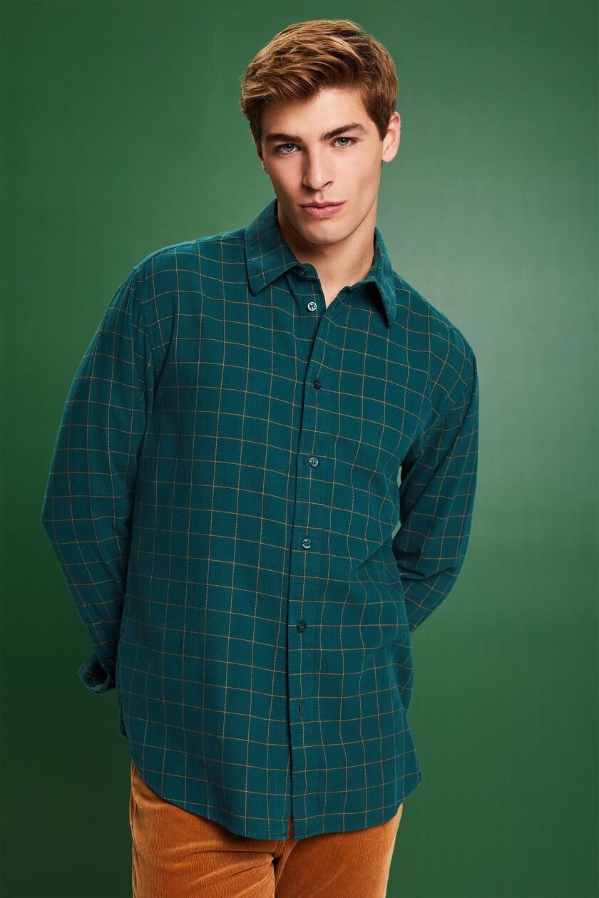 Checked Flannel Regular Fit Shirt