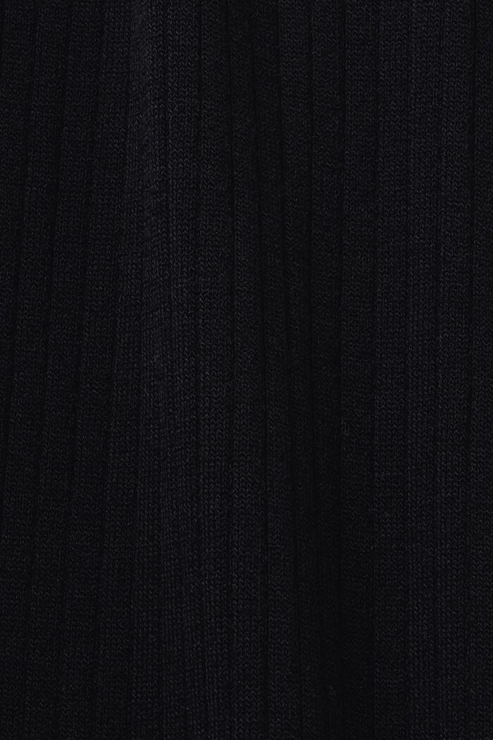 ‌針織迷你連身裙, 黑色, detail image number 5