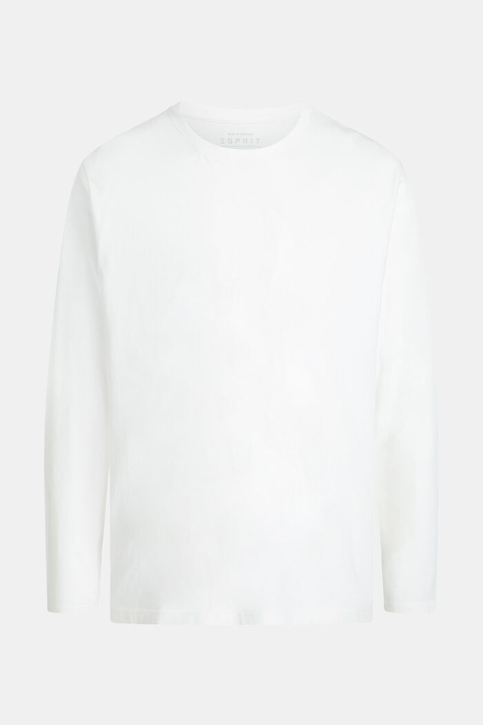 標準版型素色T恤, 白色, detail image number 4