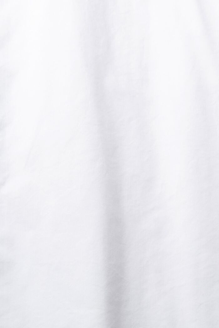 修身鈕扣襯衫, 白色, detail image number 5