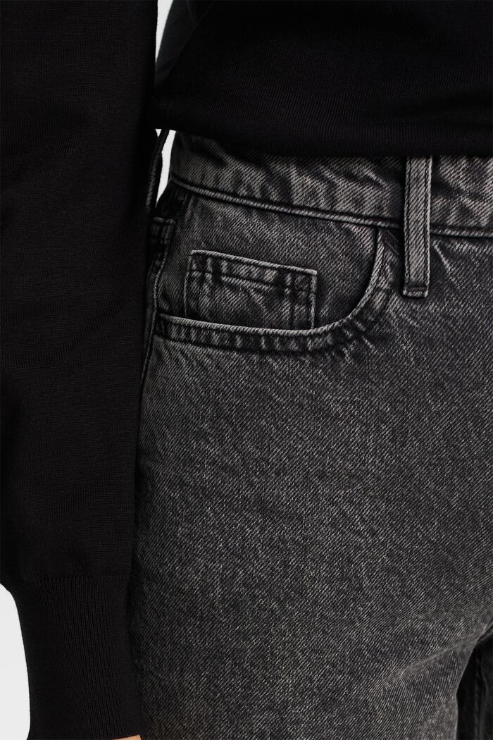 High-Rise Retro Wide-Leg Jeans, GREY DARK WASHED, detail image number 2