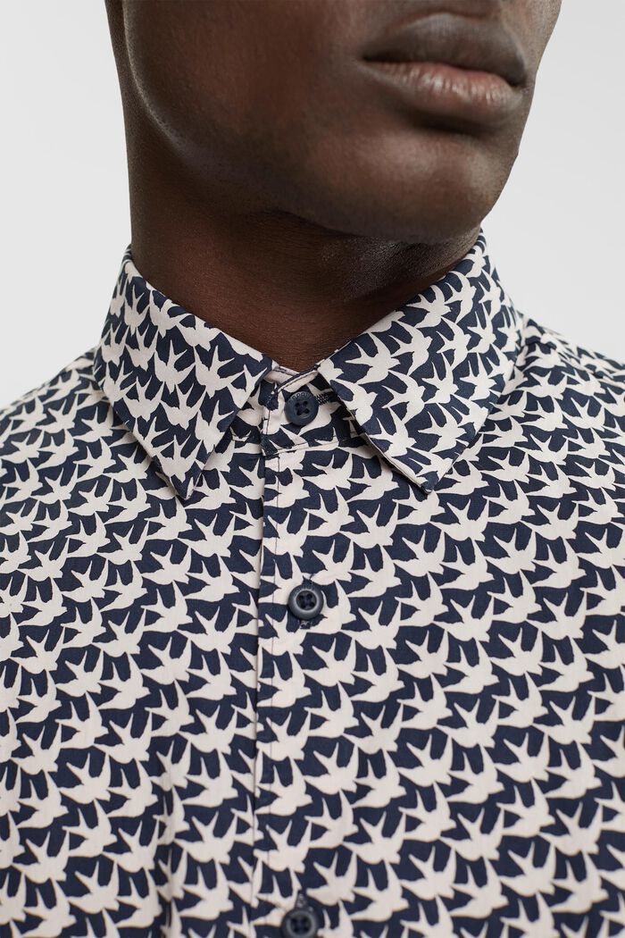 All-over print shirt, NAVY, detail image number 0