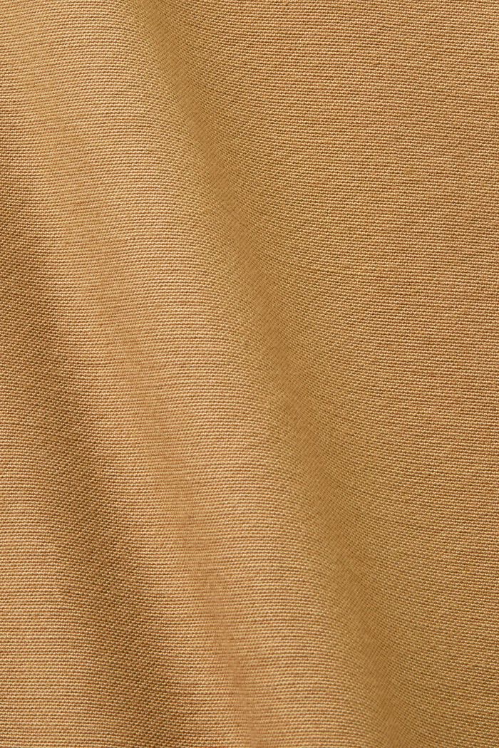 Washed cargo trousers, 100% cotton, CAMEL, detail image number 6