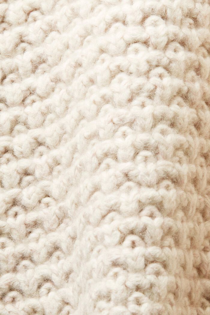 Chunky Knit Crewneck Sweater, ICE, detail image number 6