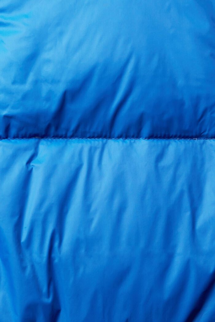 再生羽絨絎縫外套, 藍色, detail image number 1