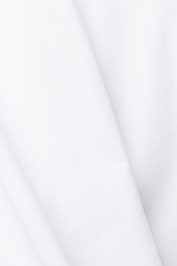 縮褶袖女裝襯衫, 白色, detail image number 1