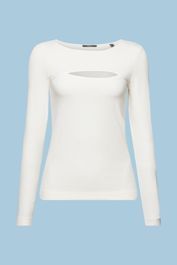 Cut-out top, OFF WHITE, detail image number 6