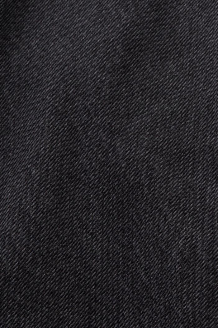 Mid-Rise Straight Jeans, BLACK DARK WASH, detail image number 5