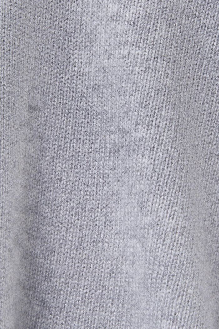 Cashmere V-Neck Sweater, GREY, detail image number 7