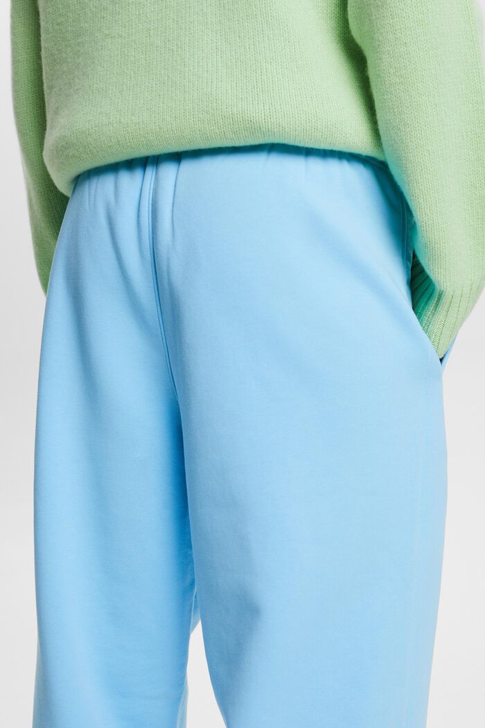 棉質搖粒絨LOGO標誌運動褲, 藍綠色, detail image number 4