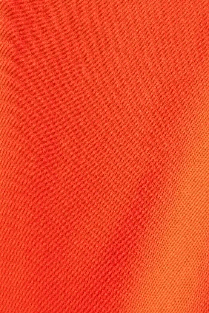 High-rise slim fit trousers, ORANGE RED, detail image number 4