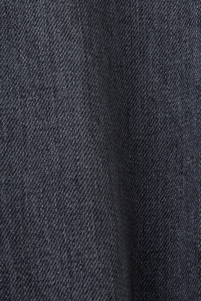 High-Rise Wide Leg Jeans, BLACK MEDIUM WASHED, detail image number 6