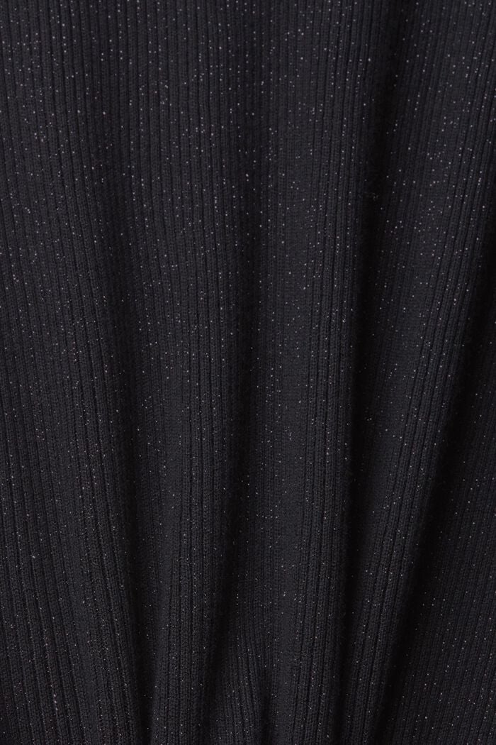 閃亮中長款半身裙, 黑色, detail image number 6
