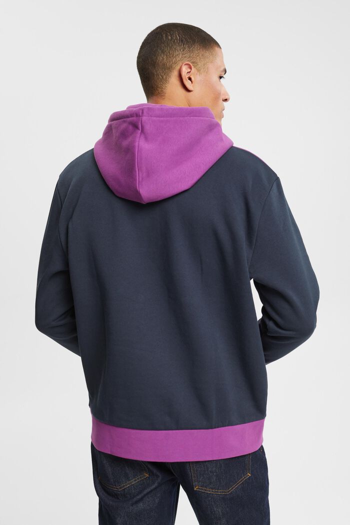 Two-tone hoodie, VIOLET, detail image number 3
