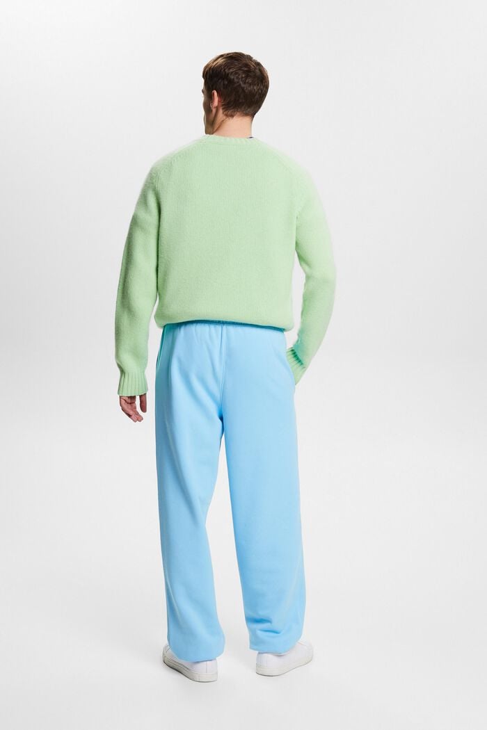 棉質搖粒絨LOGO標誌運動褲, 藍綠色, detail image number 2