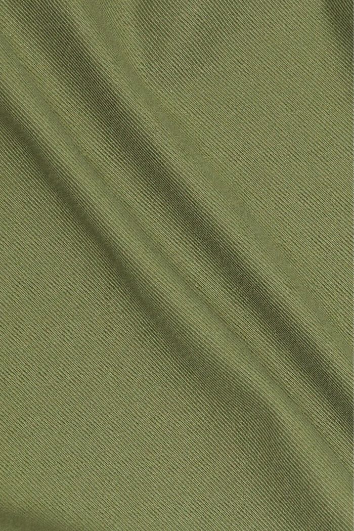 Cotton trucker jacket, OLIVE, detail image number 4