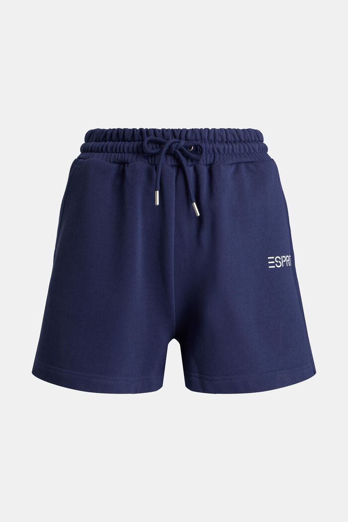 平紋針織短褲, 海軍藍, detail image number 4