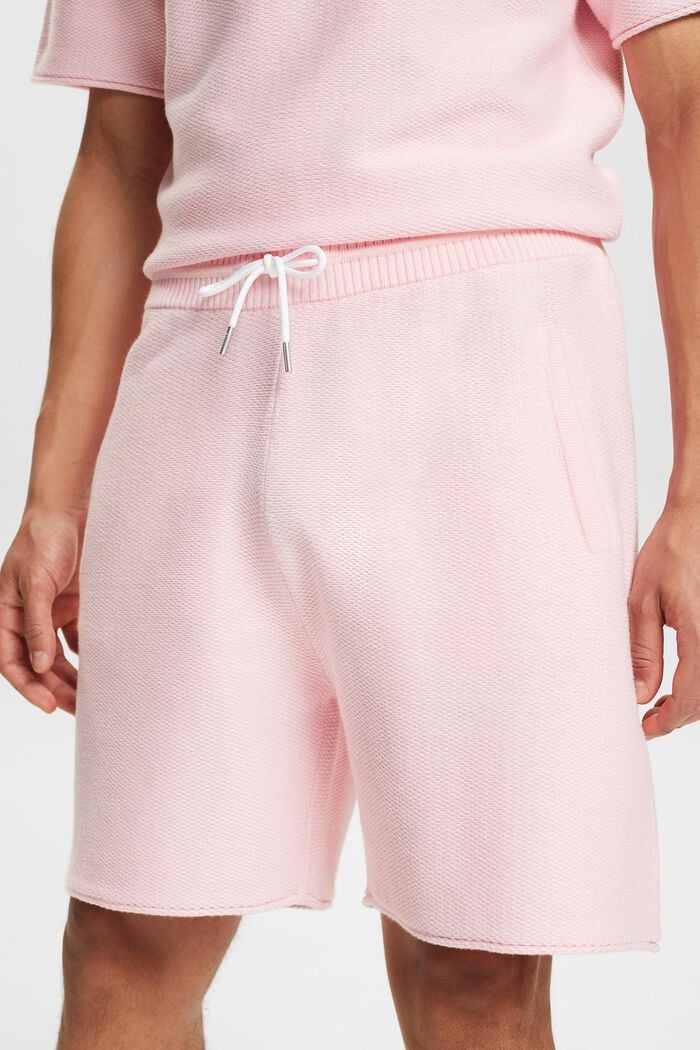 ‌針織棉質短褲, 淺粉紅色, detail image number 4