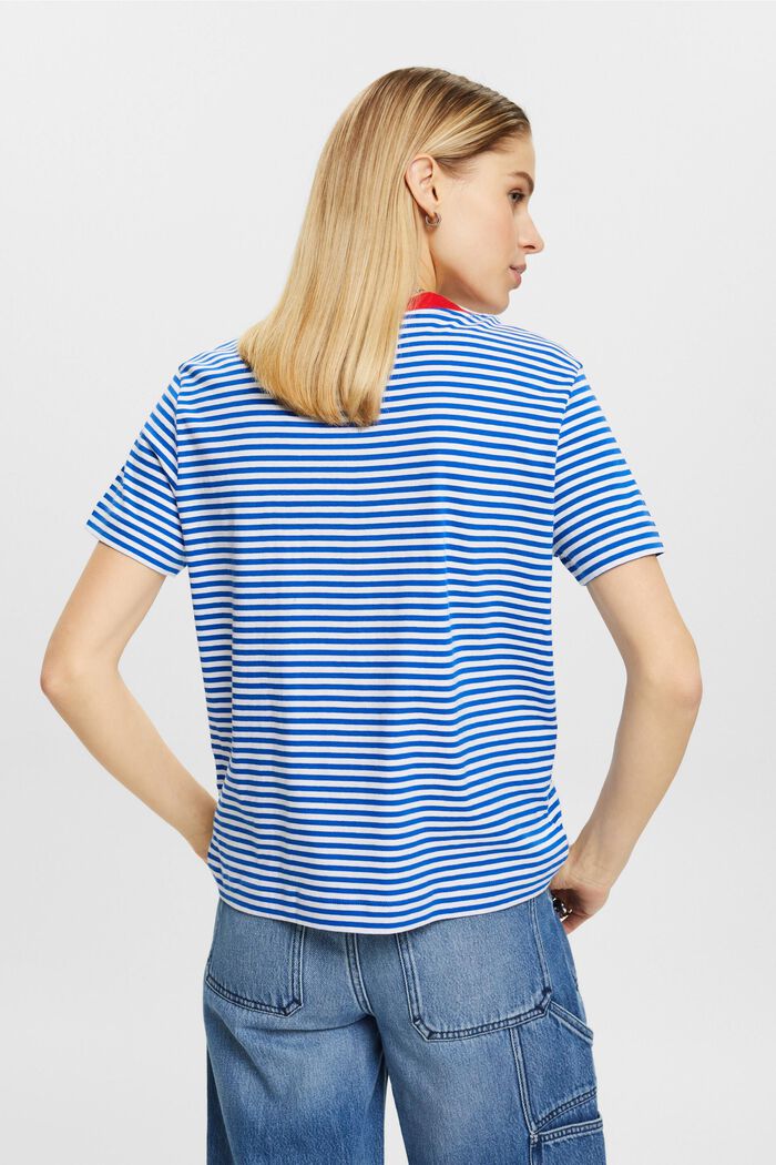 Striped t-shirt, BLUE, detail image number 3